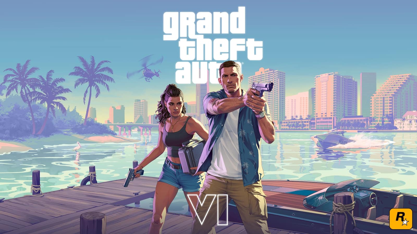 Jason And Lucia 02 With Logos Landscape — επίσημη εικόνα GTA 6